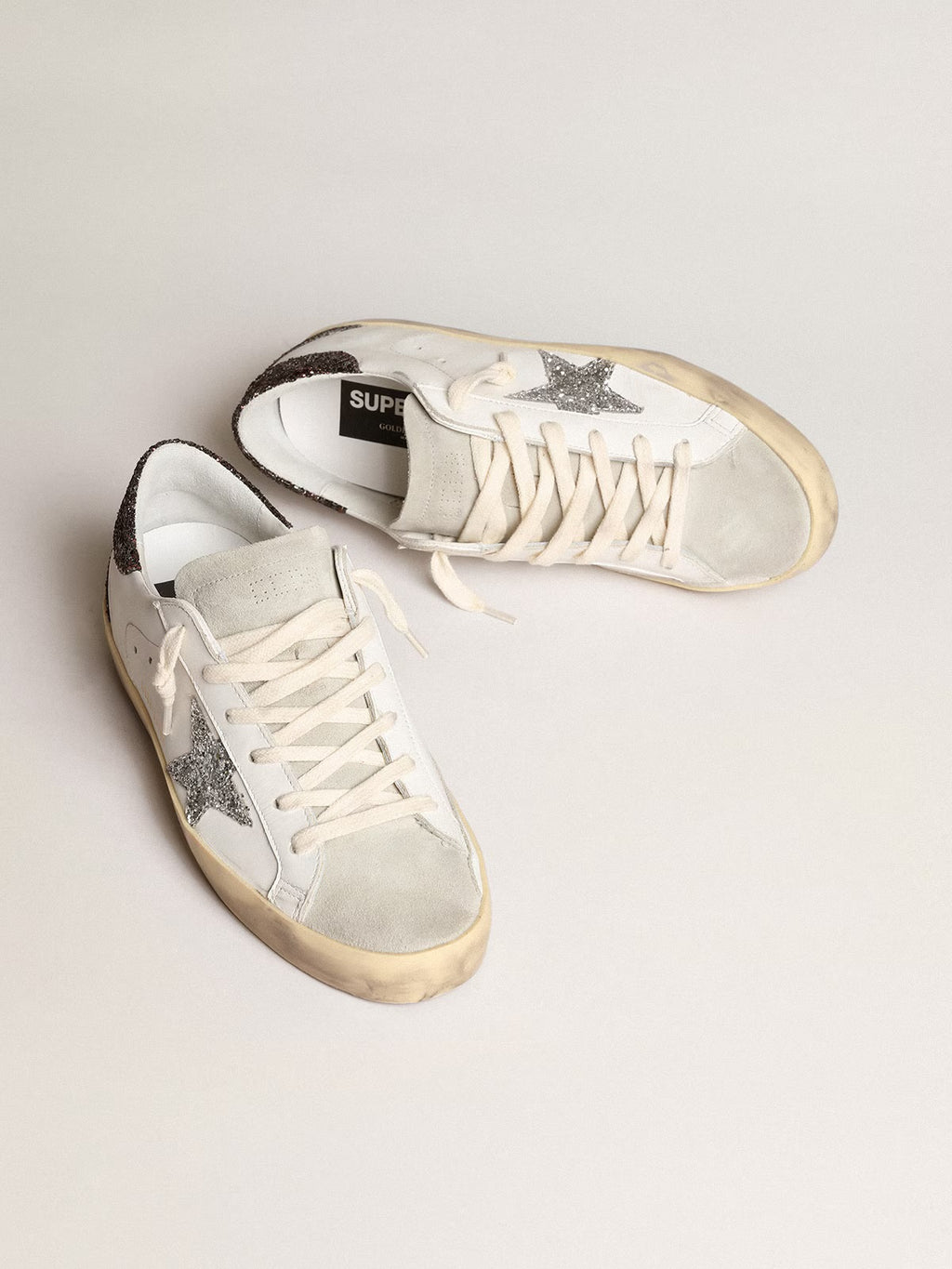 Superstar - Paillette noir et grise